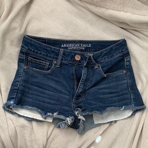 American Eagle Outfitters Dark Blue Jean Shorts